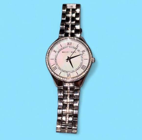 Michael Kors Accessories - Michael Kors Lauryn MK3900 Women's Silver-Tone Stainless Crystal Pave Watch